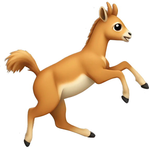 jumping vicuna emoji