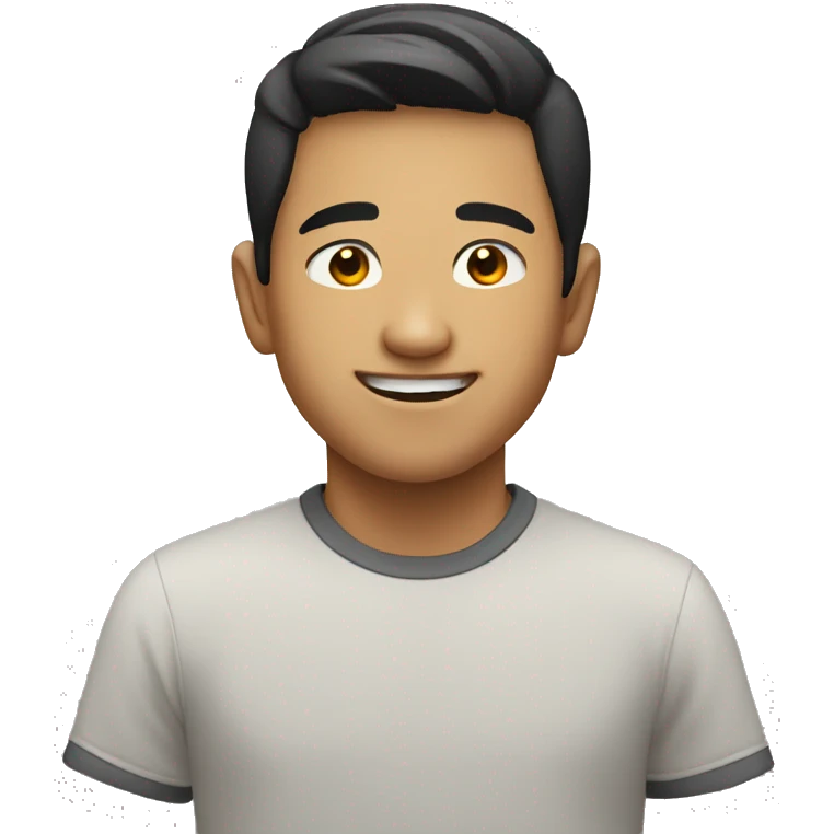 asian boy smirk emoji