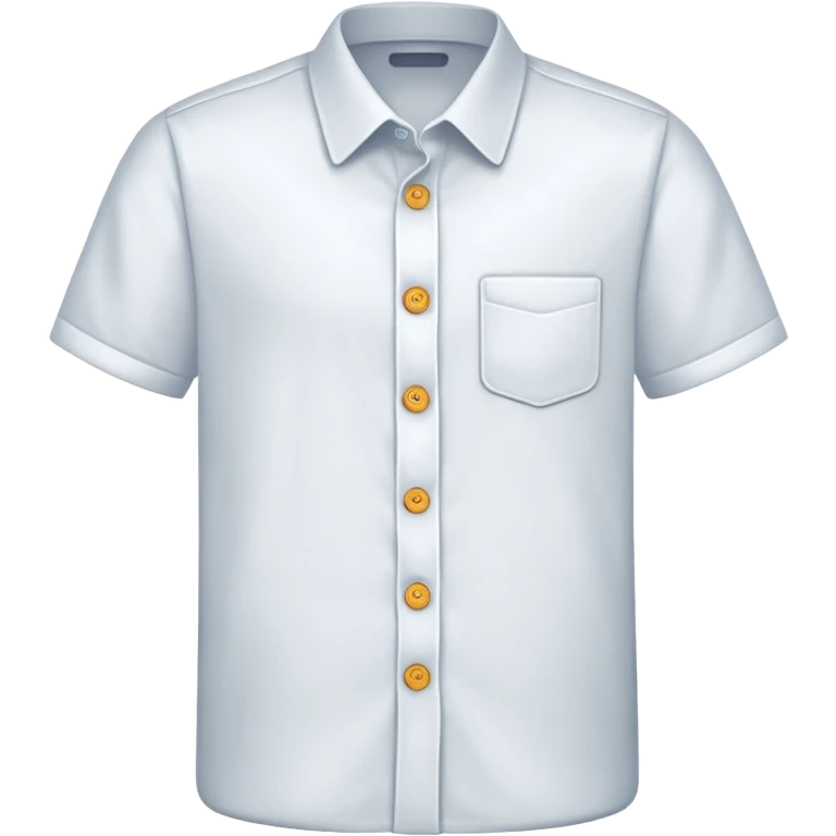 shirt with visible buttons emoji