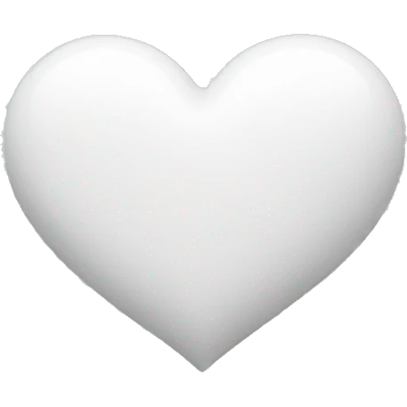 white heart emoji