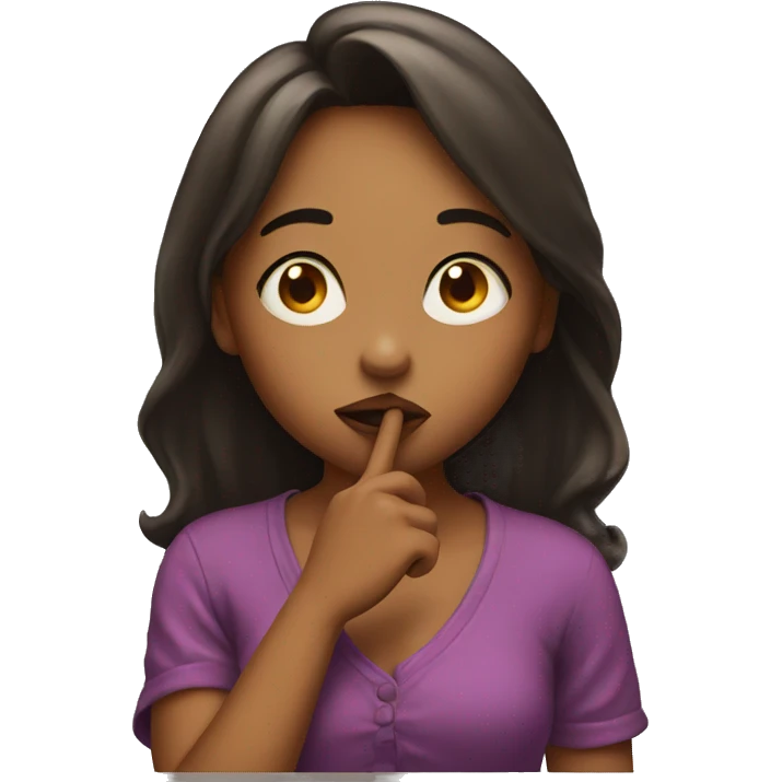 girl blowing kiss emoji