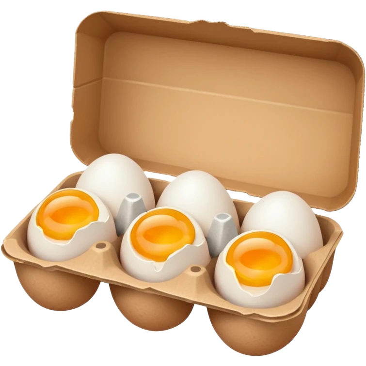 carton of raw eggs emoji