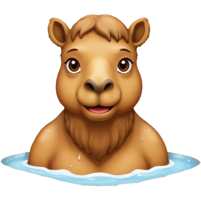 Camel in sauna emoji