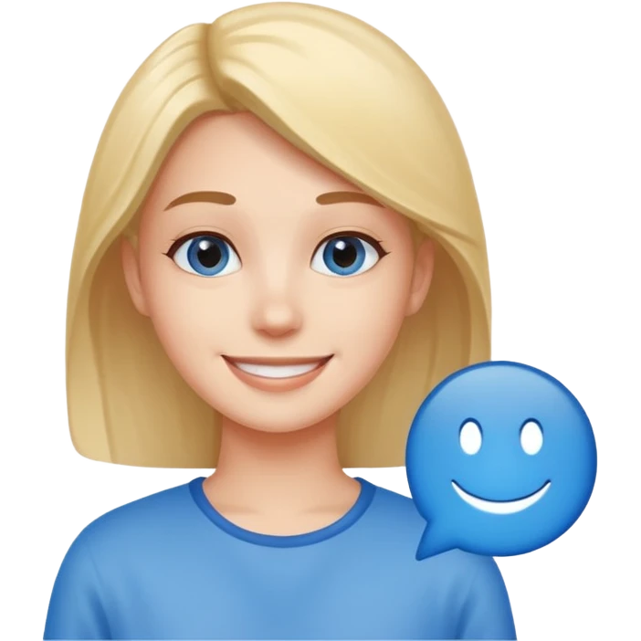 Ünlü tiktok Mavi tik emoji