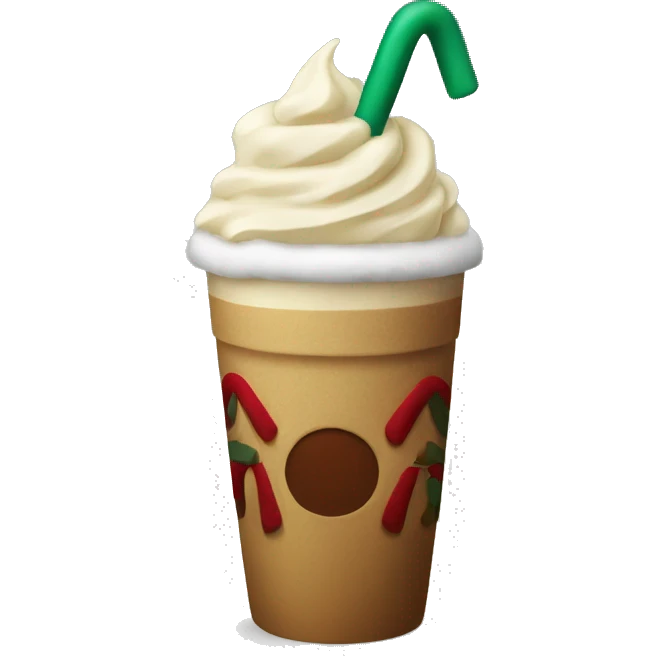 starbucks christmas drink emoji