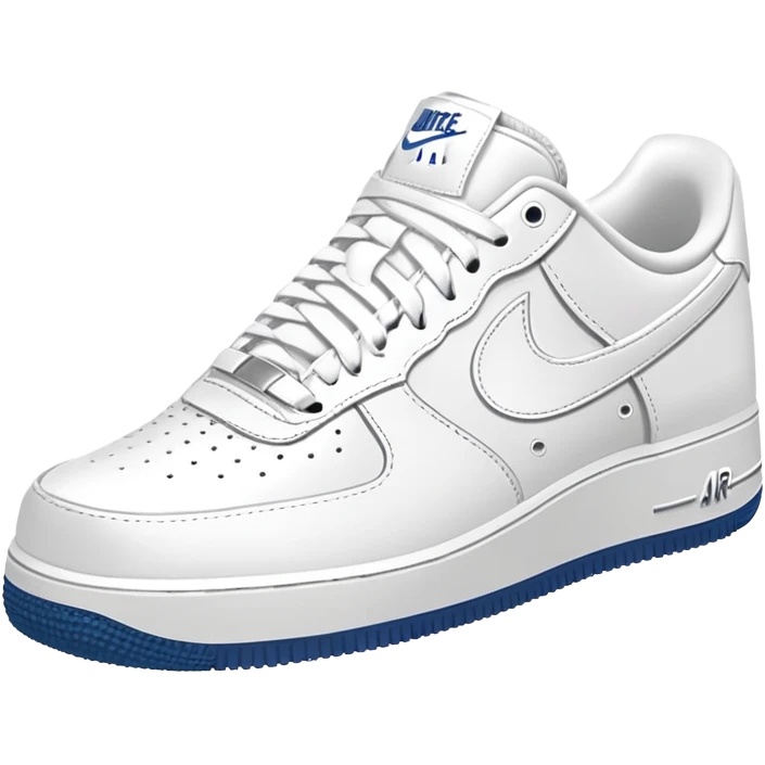 White Nike af1s  emoji