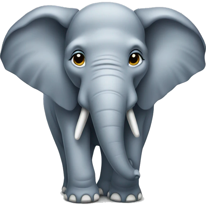 Elephant wearing tshirt  emoji