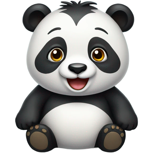 Happy panda  emoji