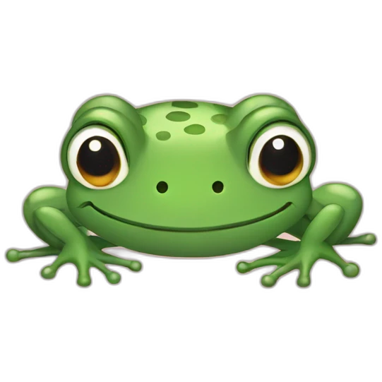 Frogs with blush  emoji