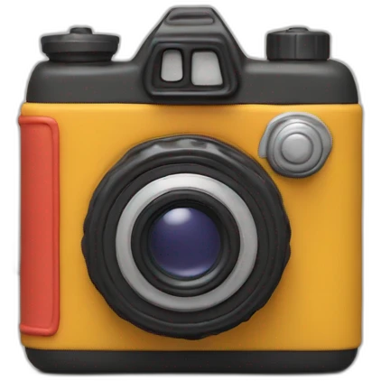 Plasticine Old Film Camera emoji