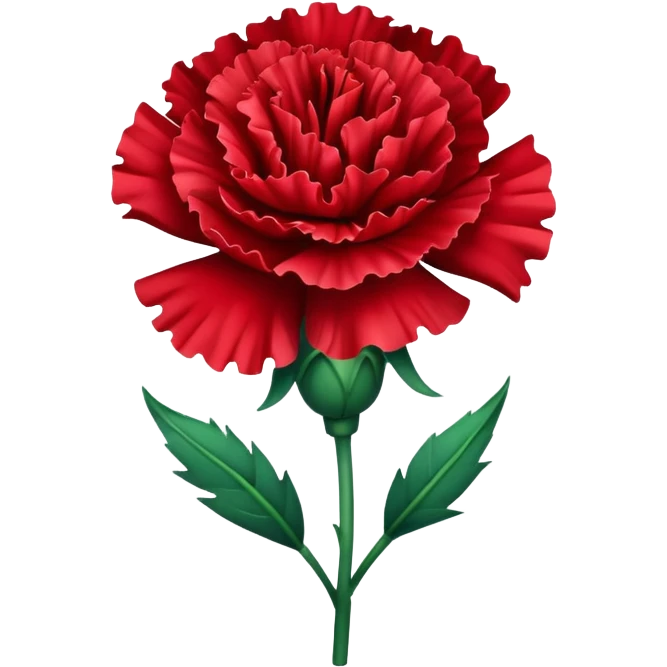 Red carnation emoji