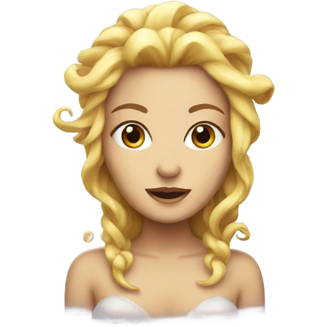 Siren with fins on the head emoji