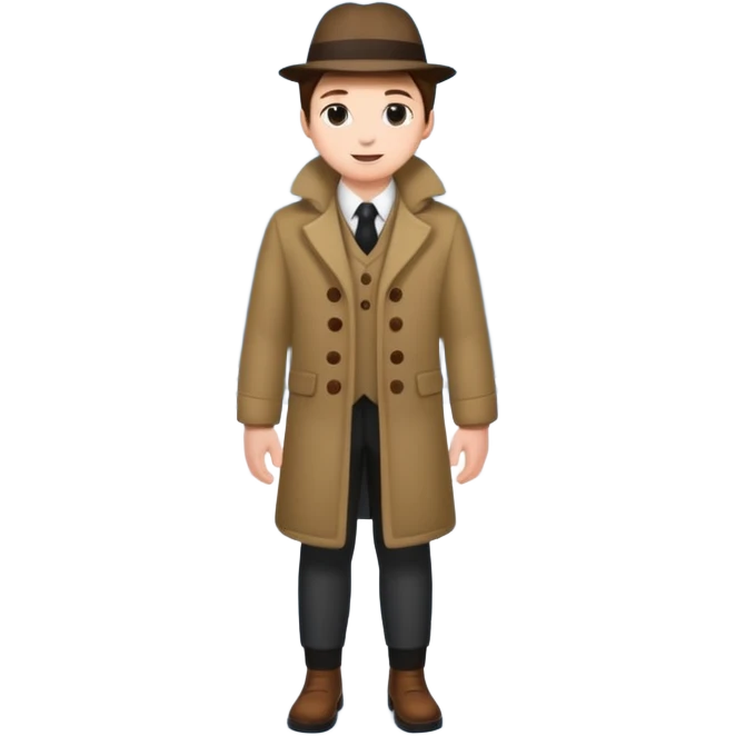 Realistic wild natural elegant snow, full body emoji