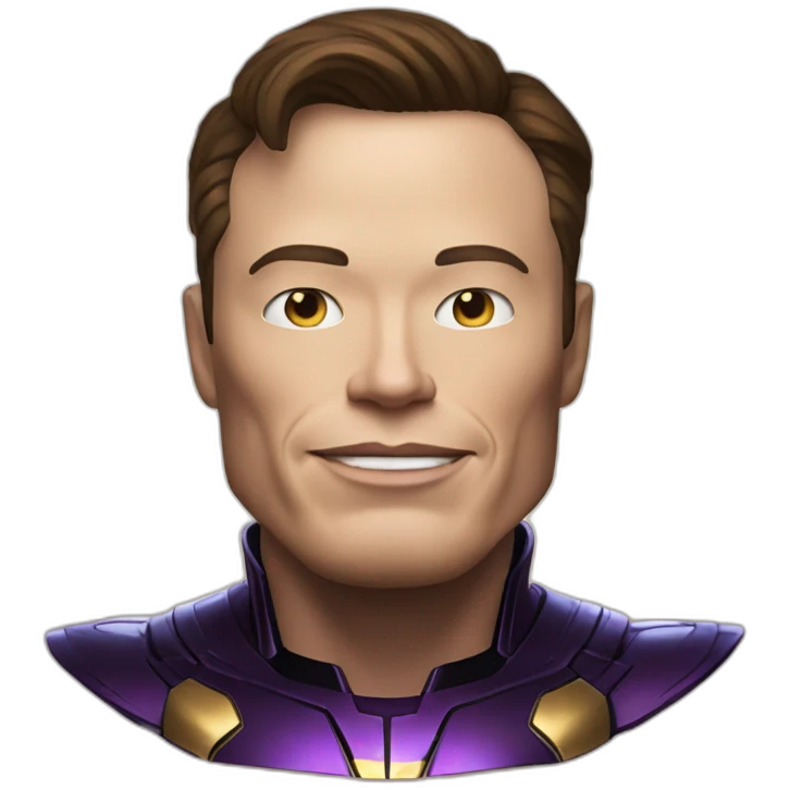 Elon musk as thanos emoji