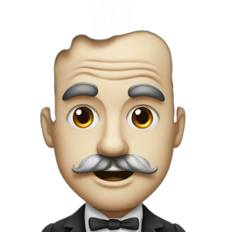 Angry Charlie chaplin emoji