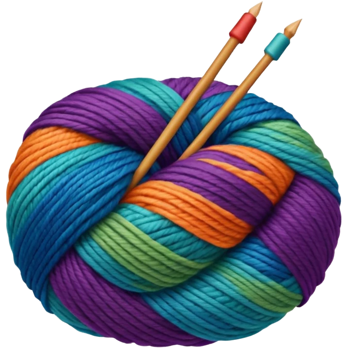 knitting art emoji