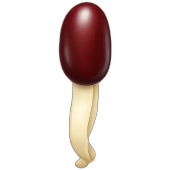 Red bean emoji