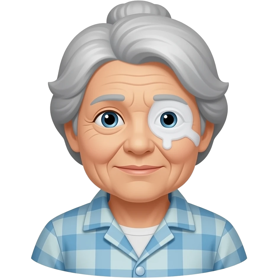 grandma in a coma emoji