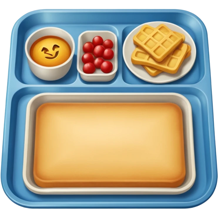 rectangle tray meal emoji