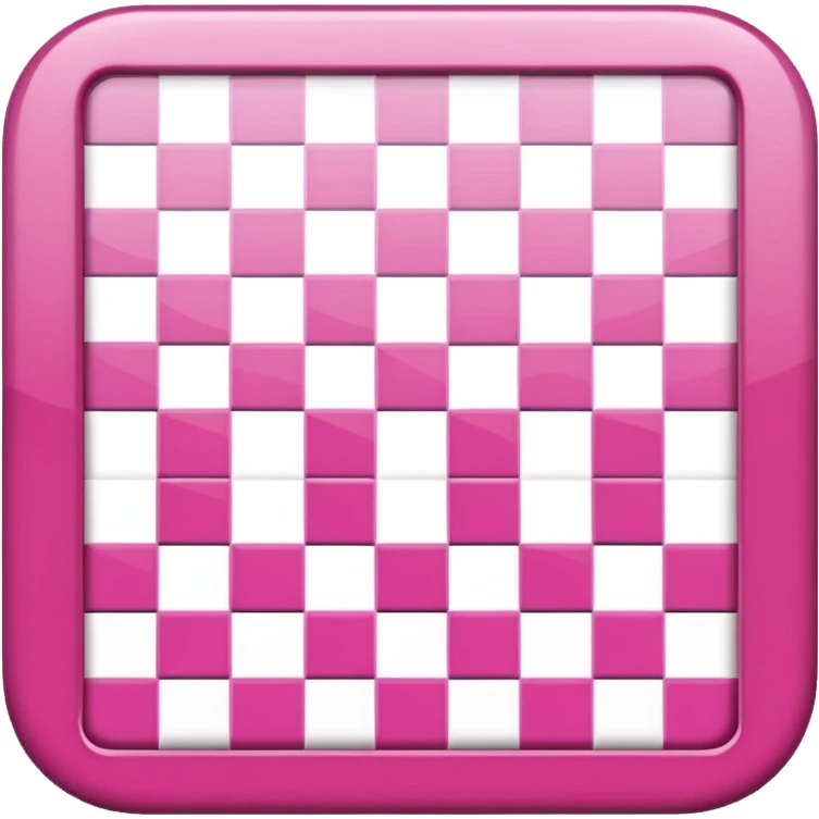 chessboard pink emoji