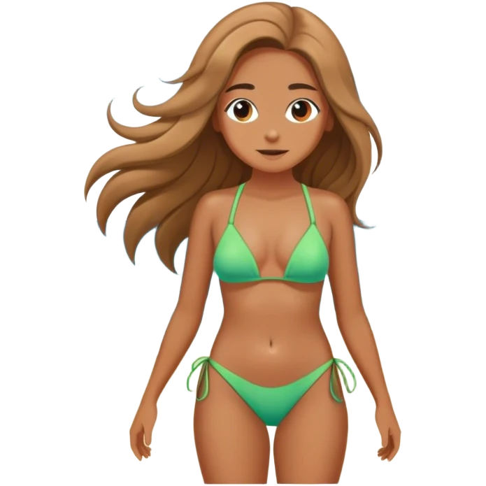 beachy, coastal girl  emoji