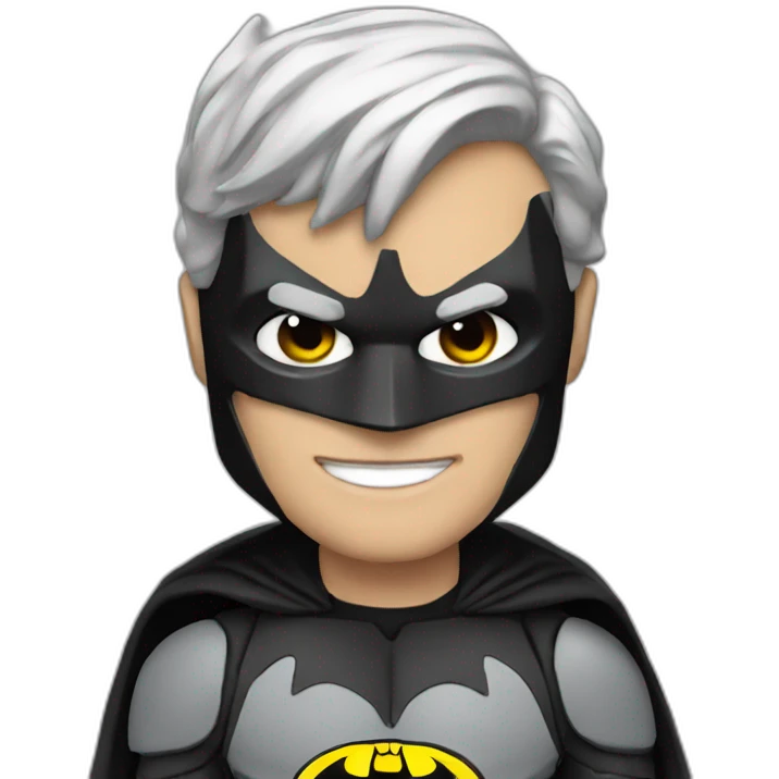 Batman-realistic emoji