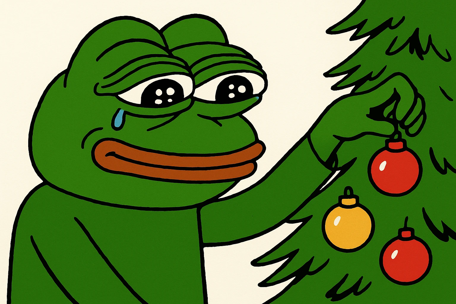people decorating a Christmas tree emoji