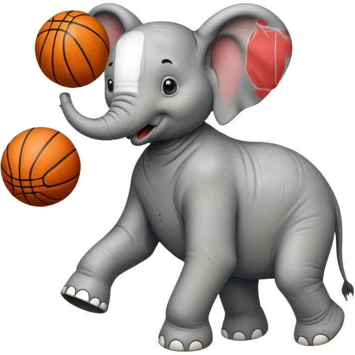 Elephant basketball emoji