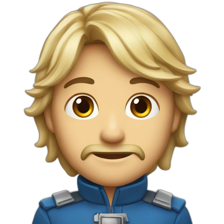 Duch který je modrý emoji