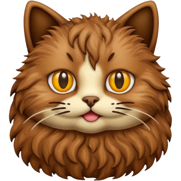 cat fused with poop emoji