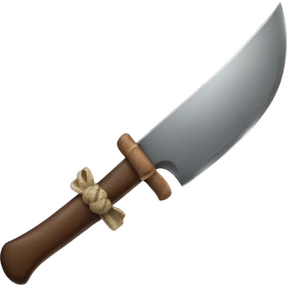 Knife with a bow  emoji