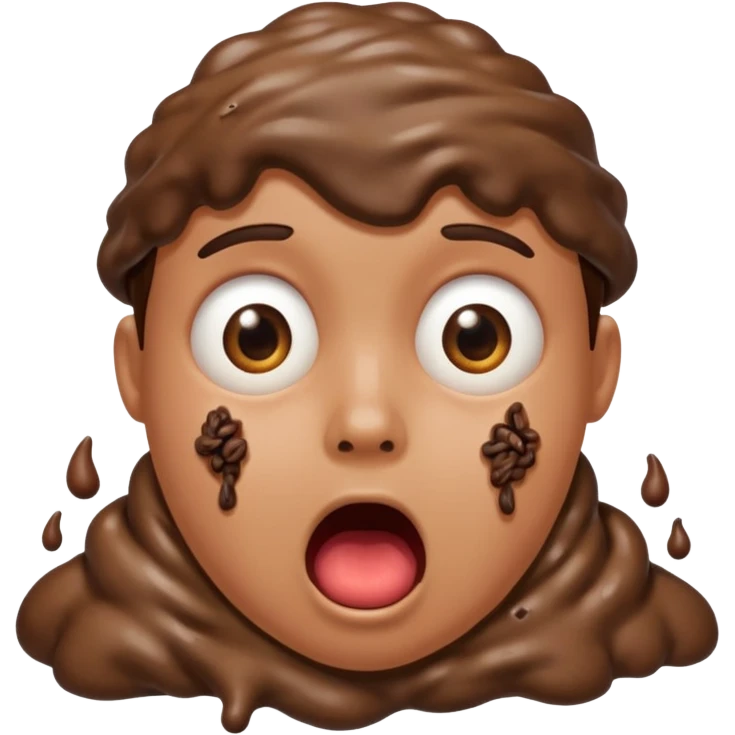 💩+😱 emoji