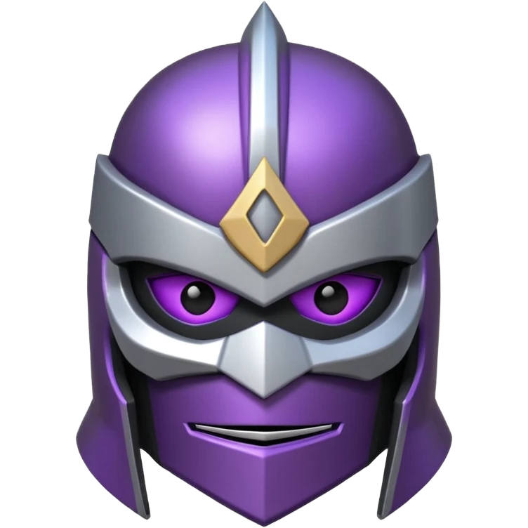 master shredder's helmet from teenage mutant ninja turtles emoji