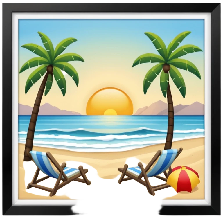 fondo de playa emoji