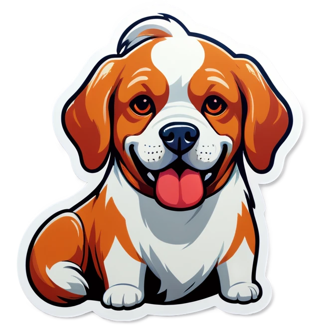 Dog with a human face  emoji