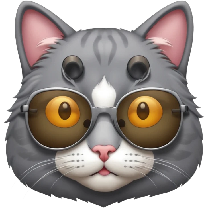 Cat wearing sunglasses emoji