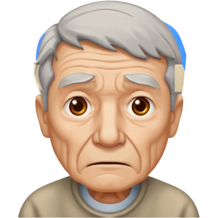 confused old man emoji