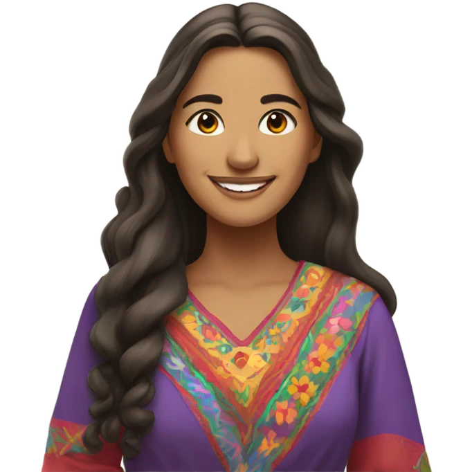 Hispanic woman AKA emoji