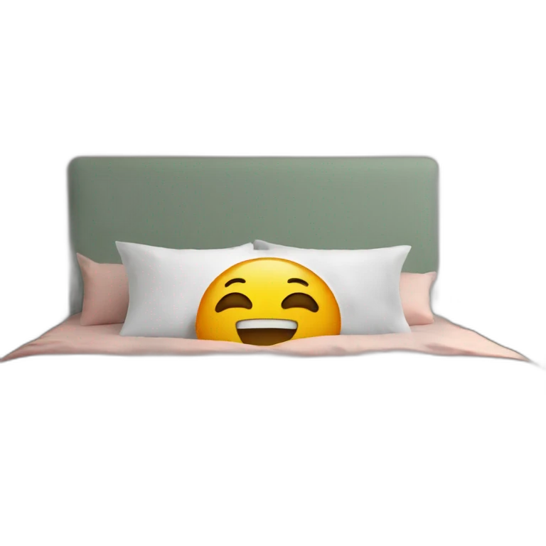 EMOJI ON BED emoji
