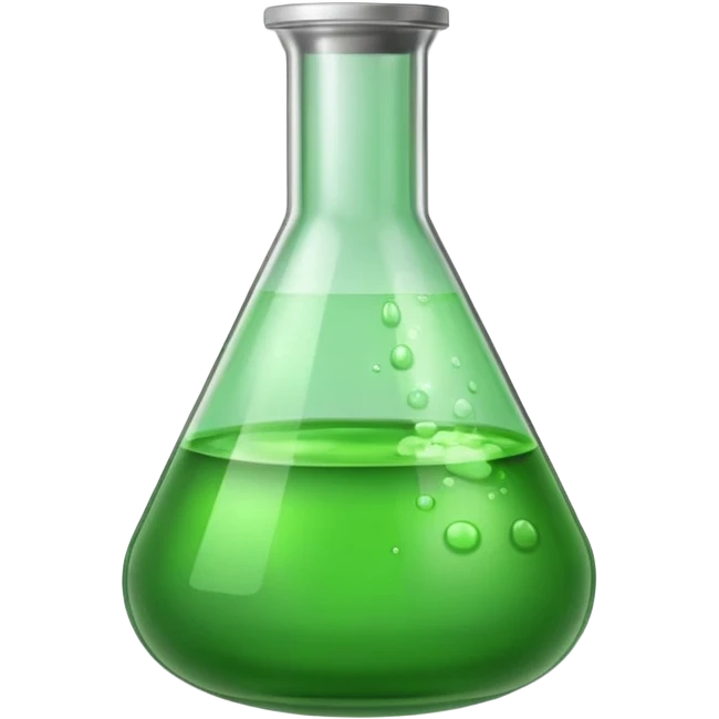 green chemical flask emoji