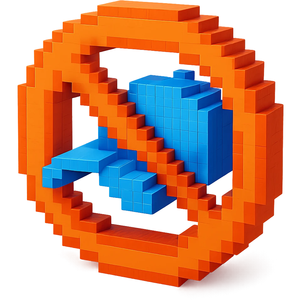 voxel style emoji