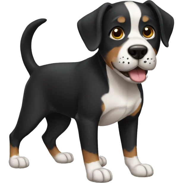 Perro negro emoji