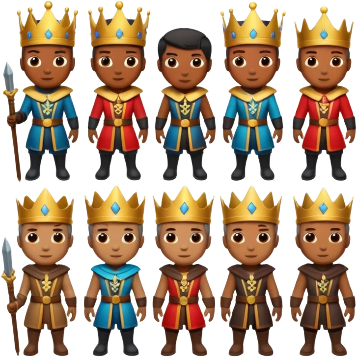 Characters based off of Kingshot the mobile game. emoji