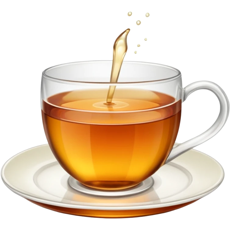  چایی که چایی داخل استکان کمر باریک و نعلبکیرخته شده باشه  emoji