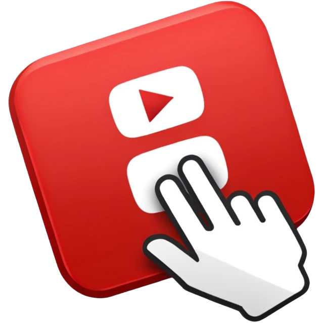 youtube logo play button animated you tube text emoji