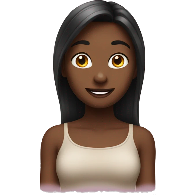 Girl flirting emoji