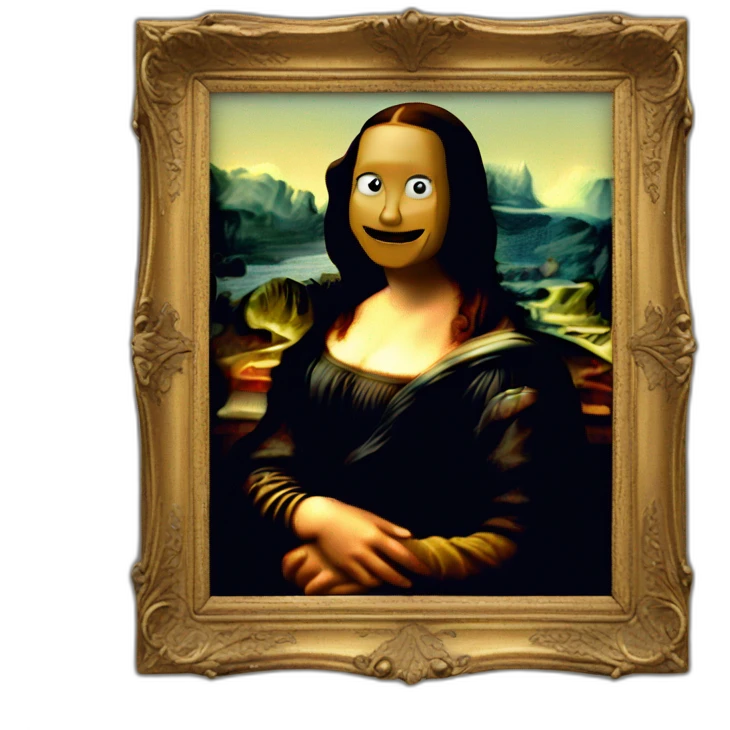 Hot Mona lisa emoji