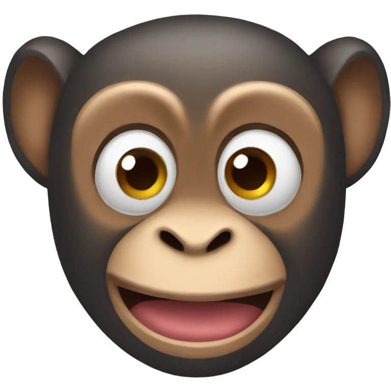 A monkey burp emoji