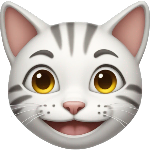 cute grin cat emoji
