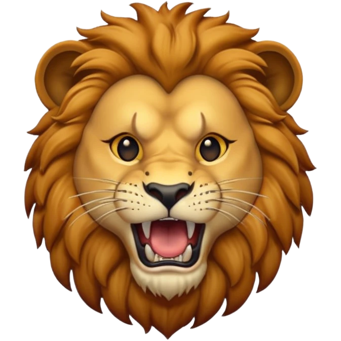 lion mounth open emoji